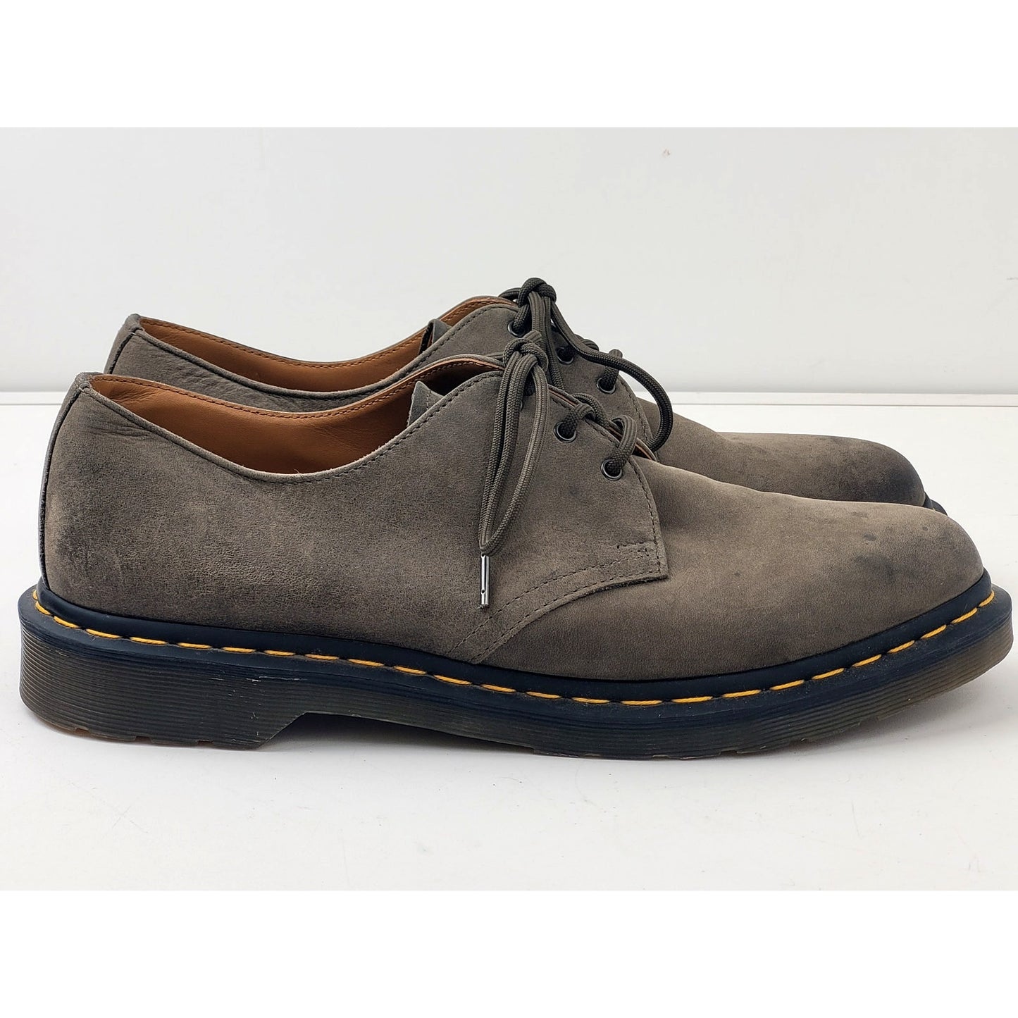 Dr. Martens The Original Brown Leather Oxford Shoes Men's US Sz 12
