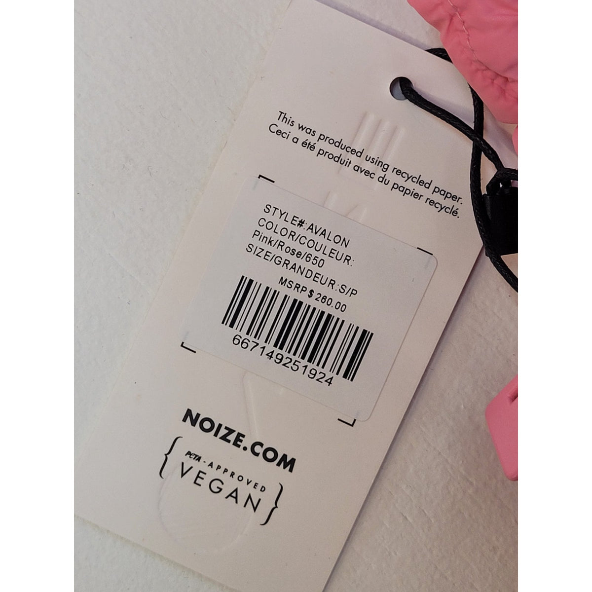 NOIZE x Jillian Harris Jilly Box Avalon Puffer Jacket in Pink Women's Sz S NWT