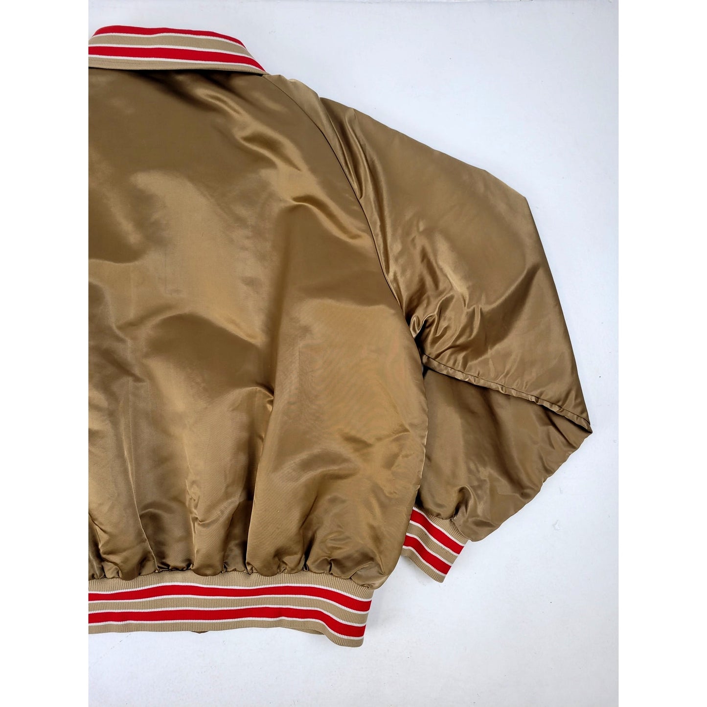 Vintage NFL San Francisco 49ers Stahl-Urban Satin Bomber Jacket Sz M/L