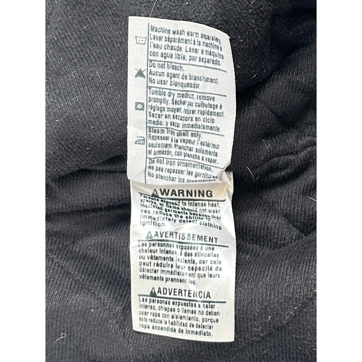 Carhartt Bankston Sandstone Duck Quilted Flannel-Lined Bomber Jacket Men's Sz XL