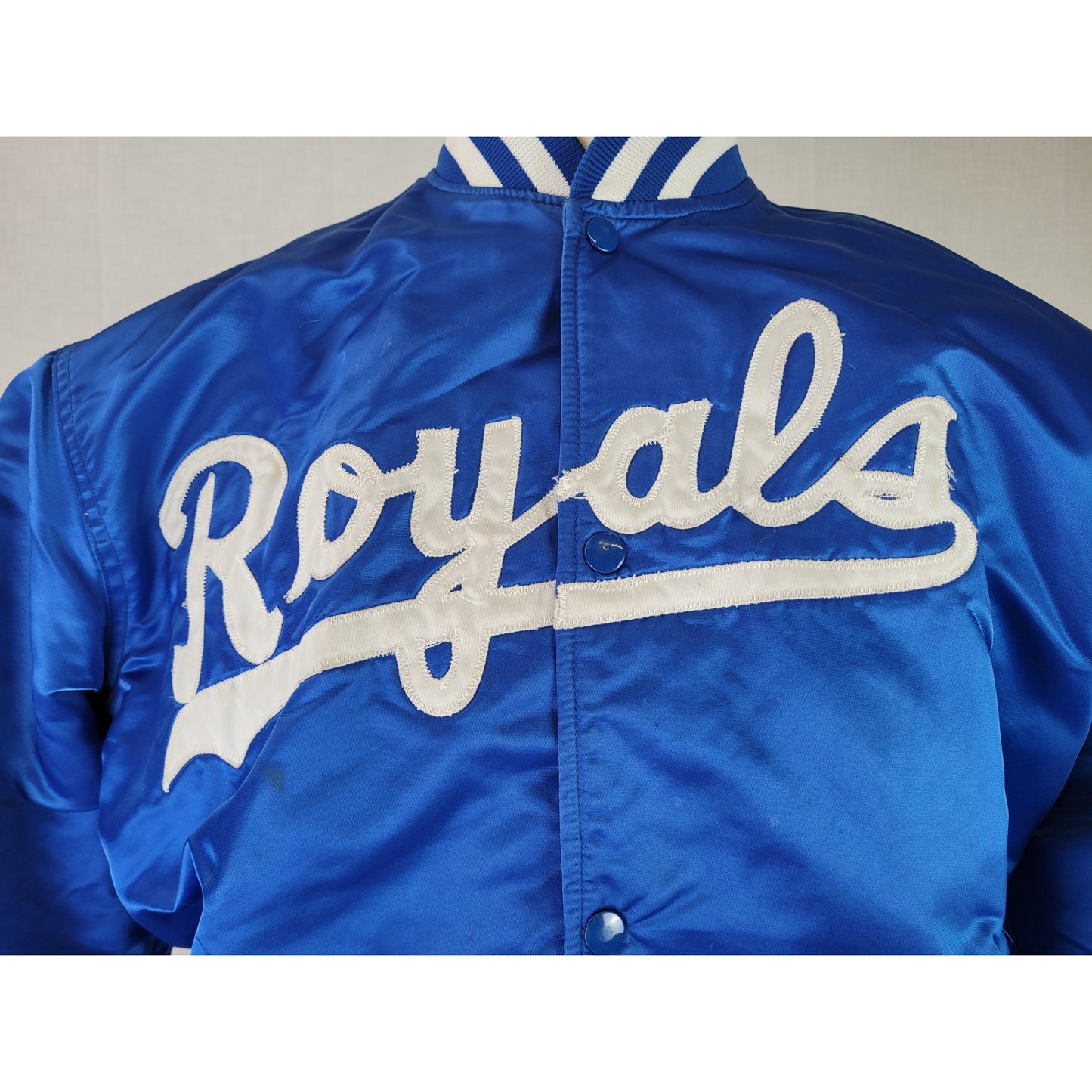 Vintage 80s/90s Starter Kansas City Royals Satin Jacket Sz XL