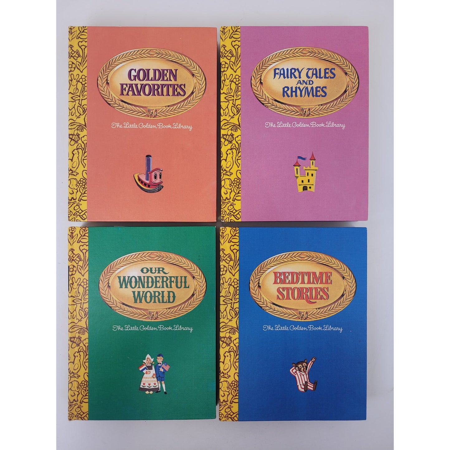 Vintage 1969 The Little Golden Book Library Hardcover Set