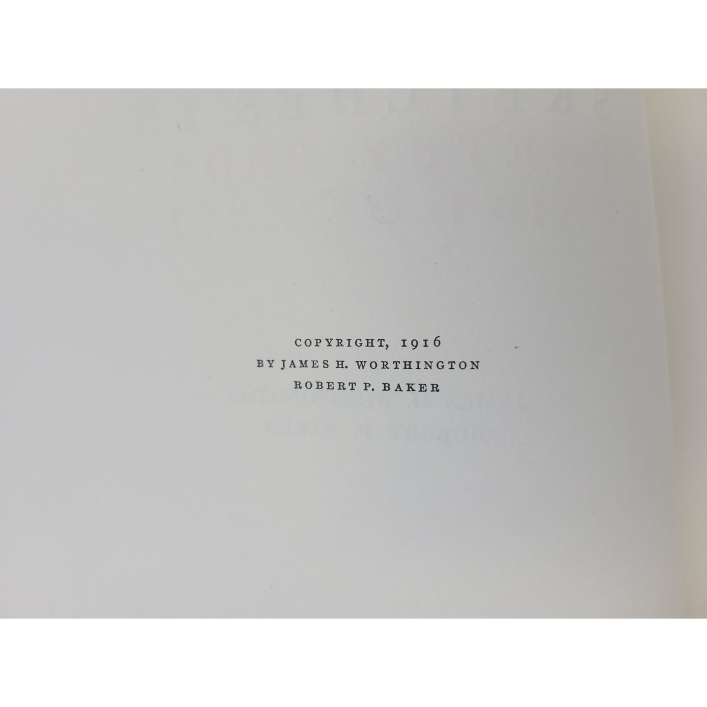 Sketches in Poetry Prose Paint and Pencil by James Worthington 1916 Signed