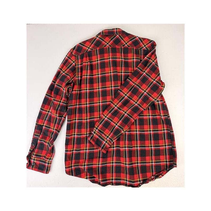 Filson Vintage Style Flannel Red and Black Work Shirt Men's Sz L