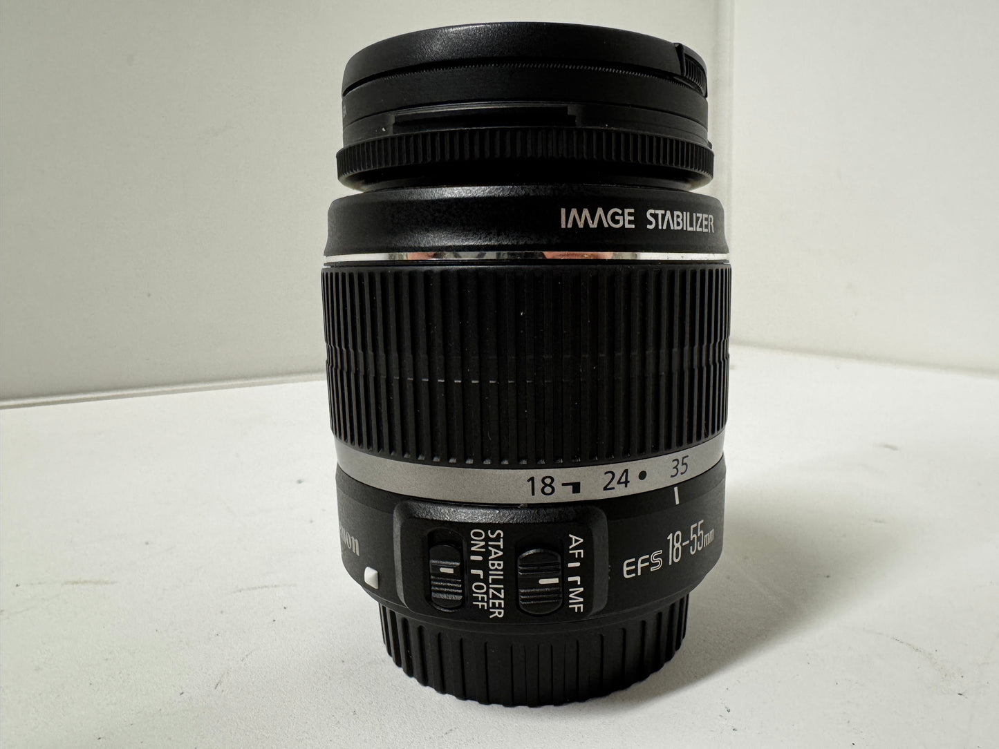 Canon EF-S 18-55mm f3.5-5.6 IS II Lens EFS W/Tiffen 58mm UV Filter(Untested)