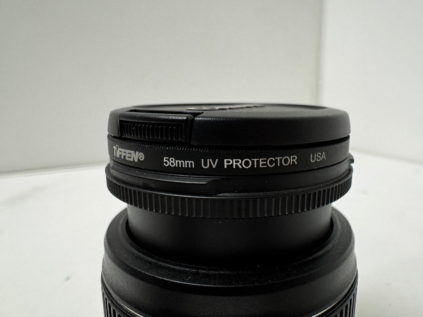 Canon EF-S 18-55mm f3.5-5.6 IS II Lens EFS W/Tiffen 58mm UV Filter(Untested)