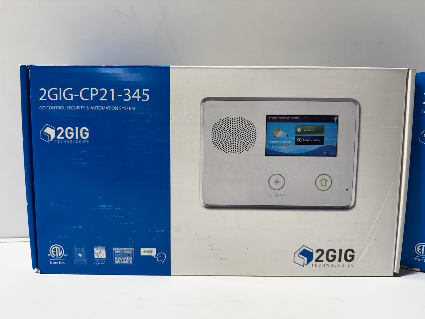 Set of 3 2GIG-CP21-345 Home Security Automation Systems (1 Box Sealed All Untested)