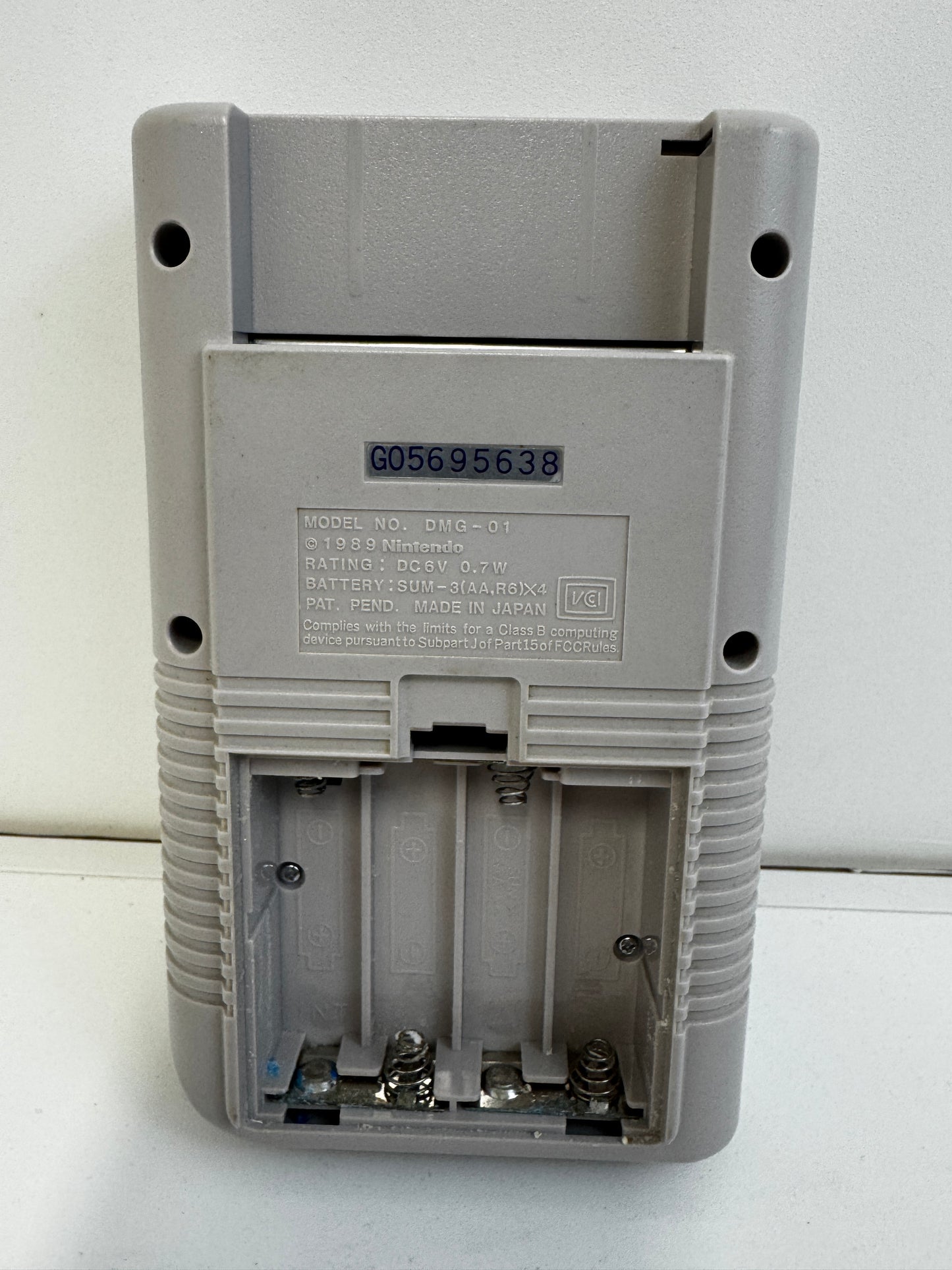 Original Gameboy DMG-01 & Tetris (Tested Working) Screen Cover Unglued