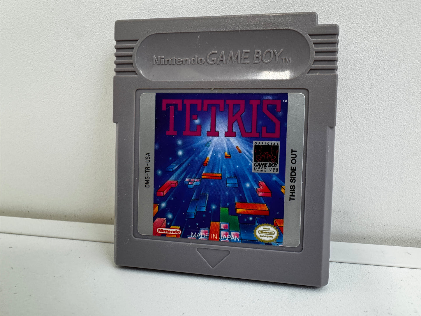 Original Gameboy DMG-01 & Tetris (Tested Working) Screen Cover Unglued