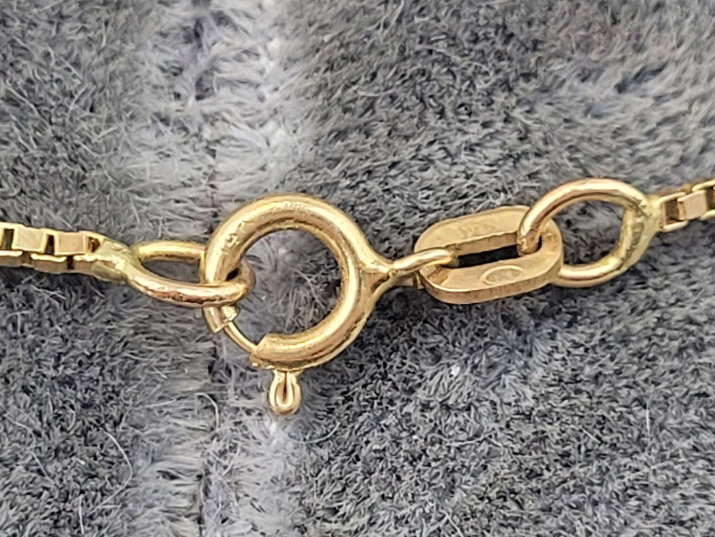 14K Solid Gold Bike Charm on 16" 14K Yellow Gold Chain