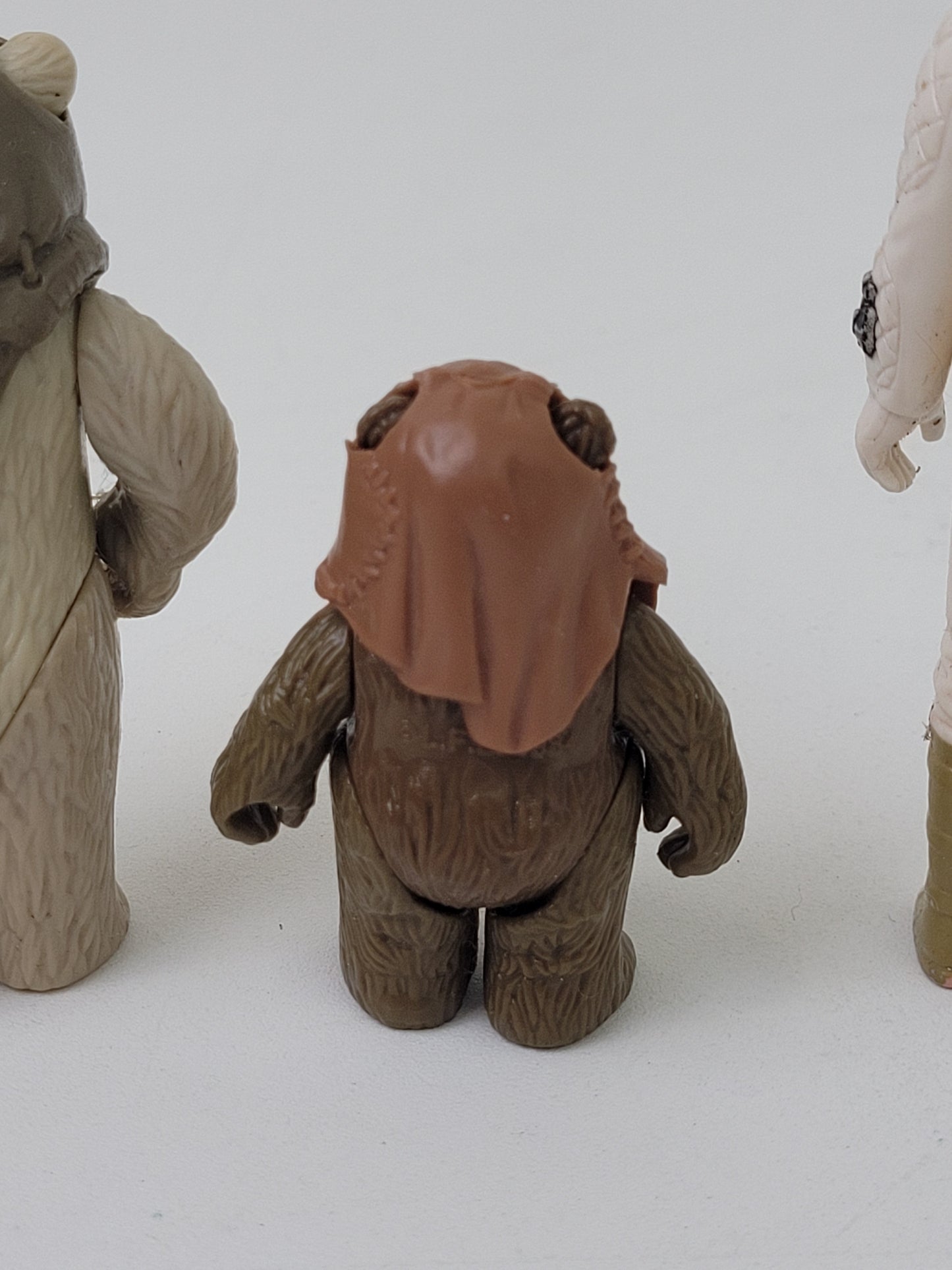 1980s Star Wars Figurines Lot Lumat Ewok, Wicket Ewok & Princess Leia
