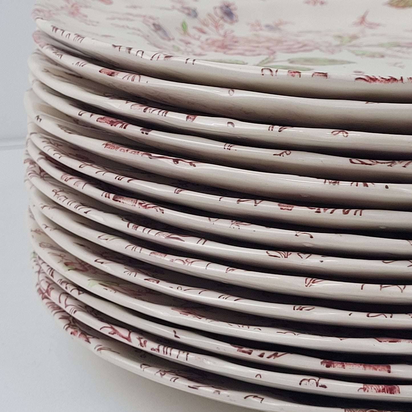 Rose Chintz Pink Floral Johnson Bros 10" Dinner Plate Made in England