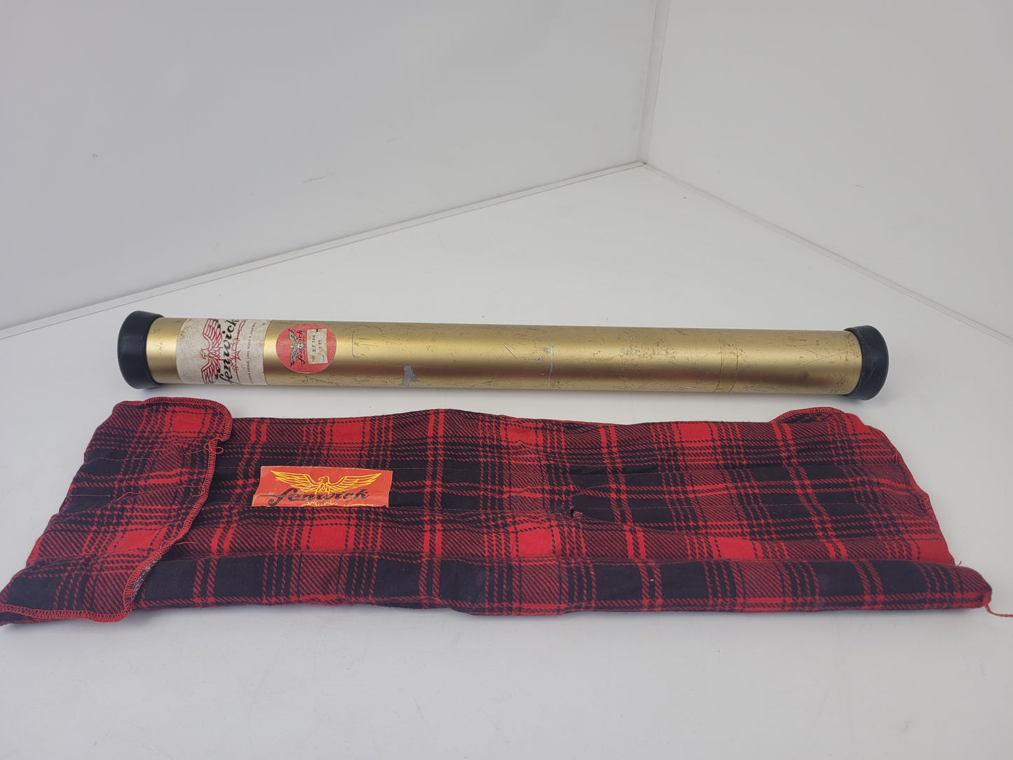 Fenwick 1960s VTG 7 Ft 4-Piece Feralite Fly Rod with Gold Case EUC