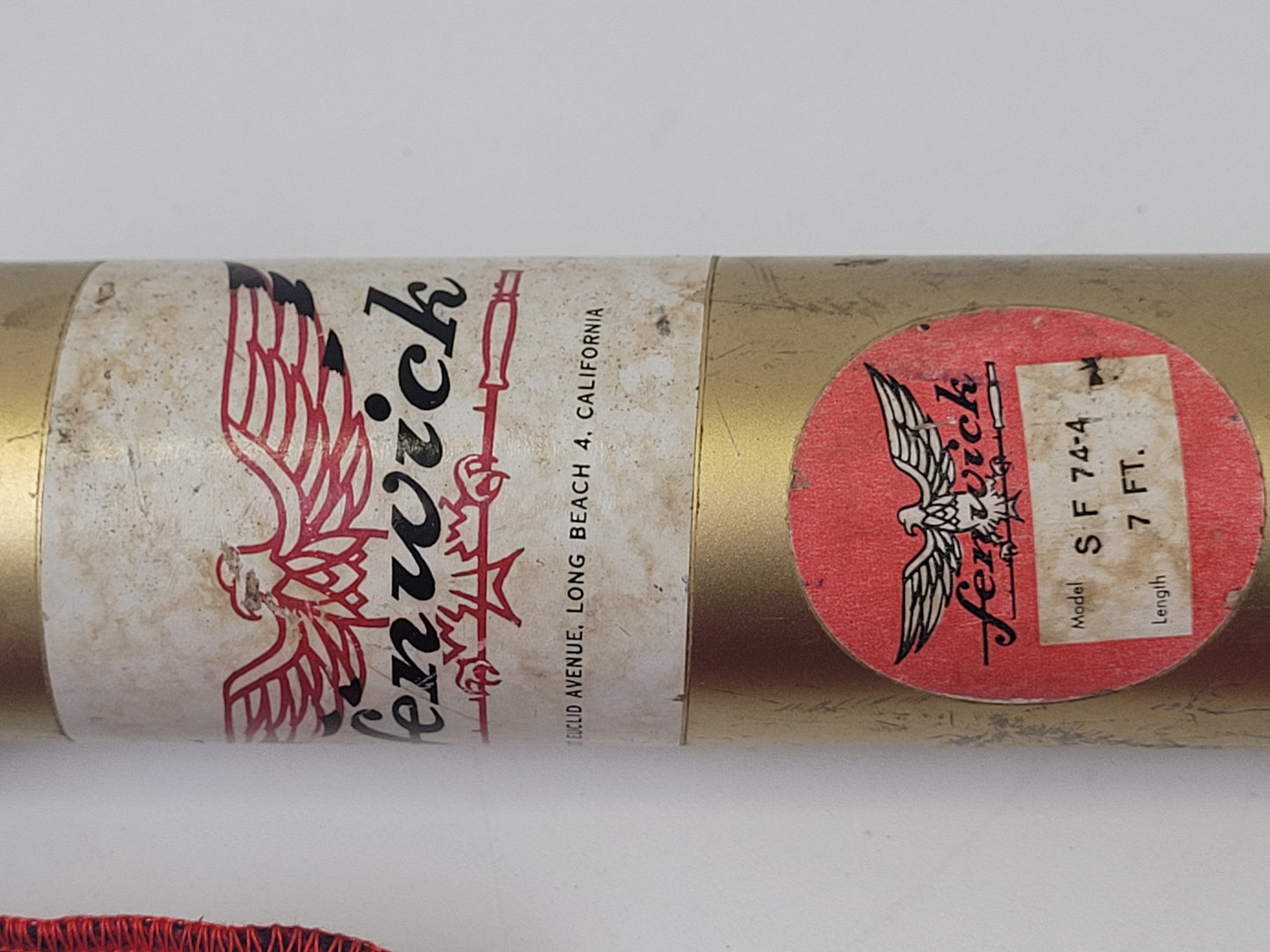 Fenwick 1960s VTG 7 Ft 4-Piece Feralite Fly Rod with Gold Case EUC