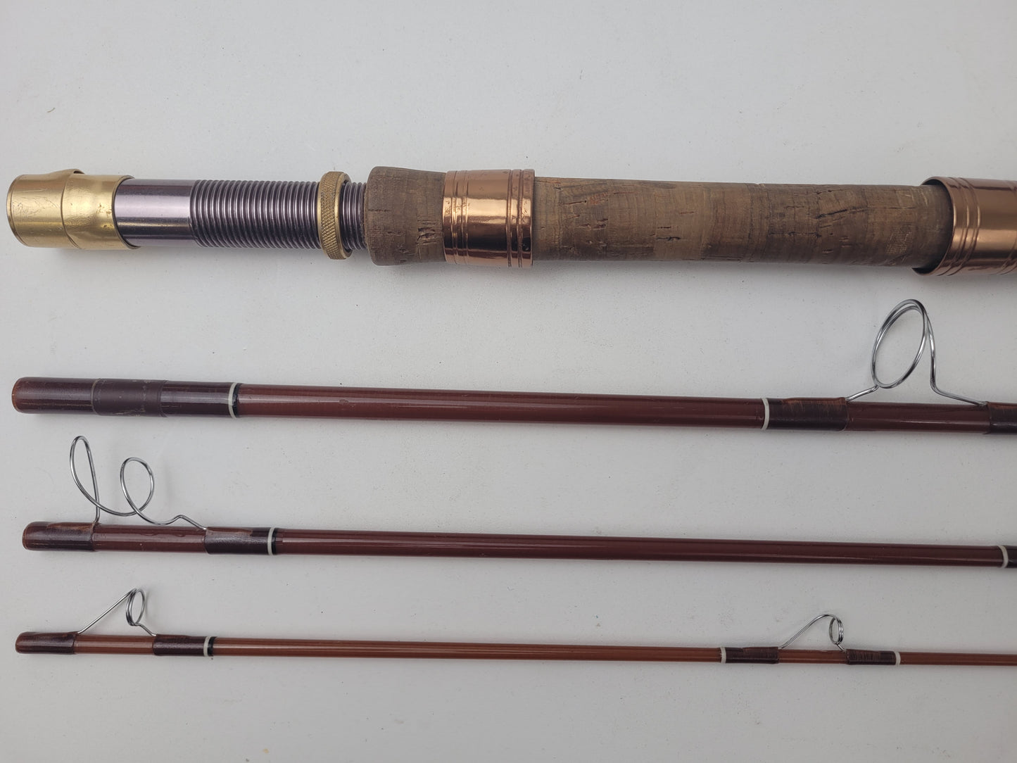 Fenwick 1960s VTG 7 Ft 4-Piece Feralite Fly Rod with Gold Case EUC