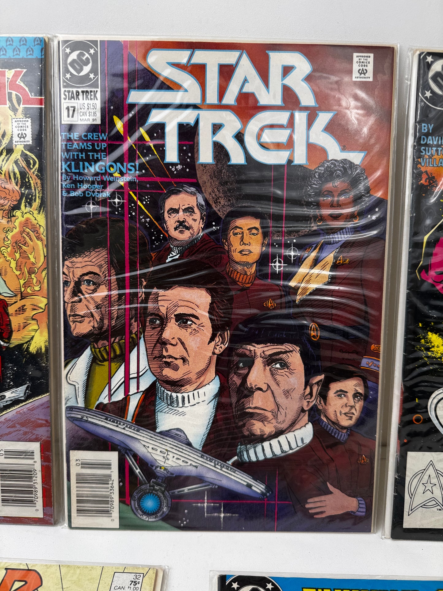 Set of 10 Vintage Star Trek Comics (Multi Series, 1st Edition Etc)