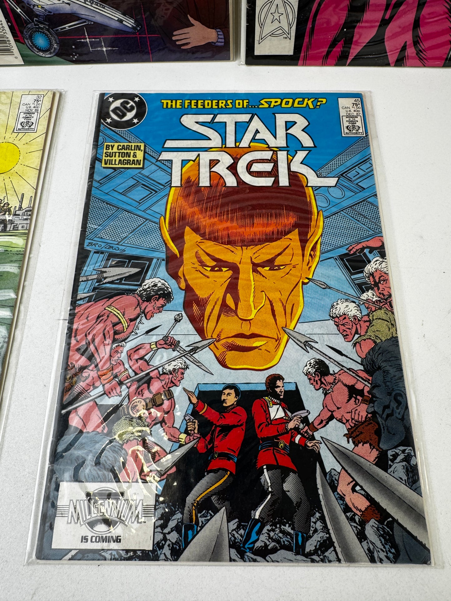 Set of 10 Vintage Star Trek Comics (Multi Series, 1st Edition Etc)
