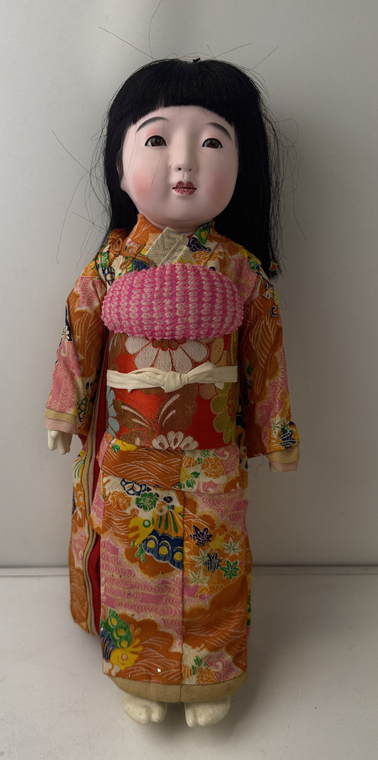 Antique Bisque Large Japanese Ichimatsu Doll