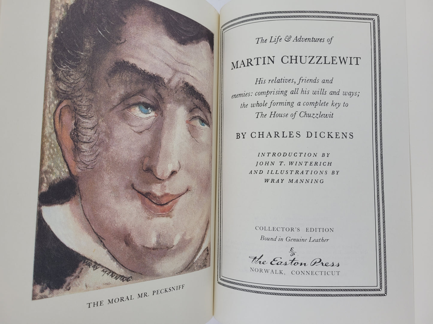 Martin Chuzzlewit by Charles Dickens Easton Press Leatherbound Collector's Ed. 1993