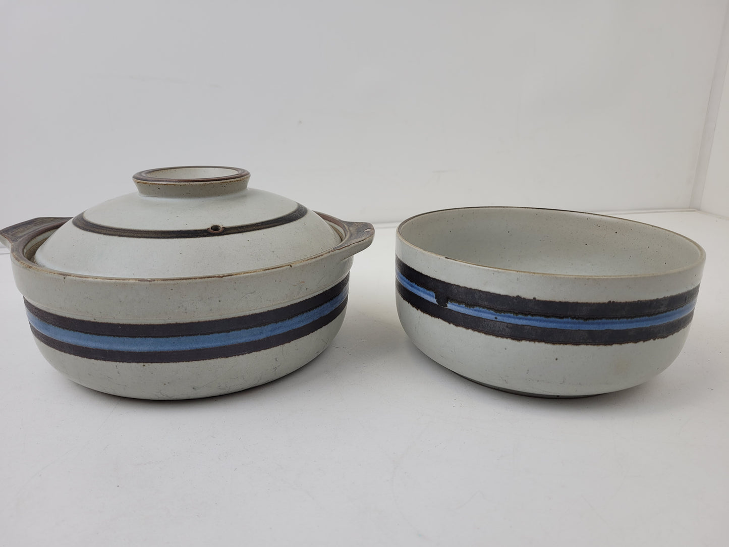 Vintage Otagiri Horizon Round Covered Casserole Dish & Serving Bowl