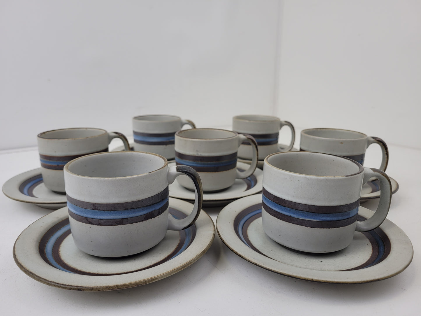 VTG Otagiri Horizon 6oz Coffee Cups & Saucers