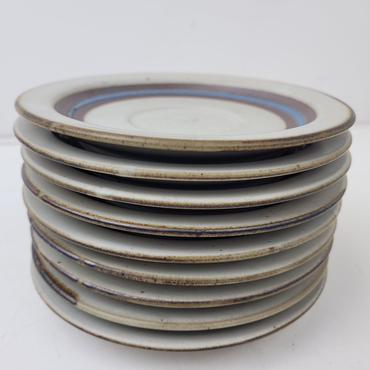 Vintage Otagiri Horizon Blue/Brown Saucers