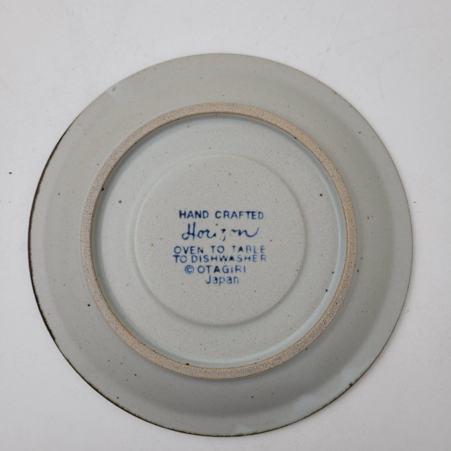 Vintage Otagiri Horizon Blue/Brown Saucers