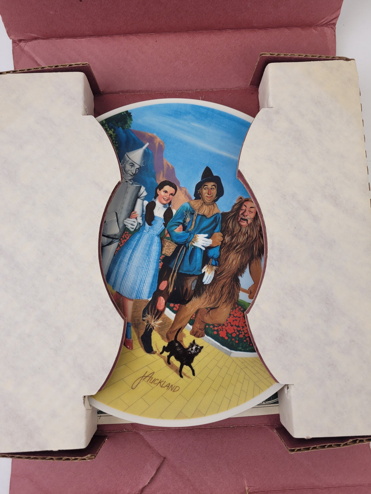 Wizard of Oz Complete Set of 8 Aukland Plates 1979 Knowles Fine China NIB