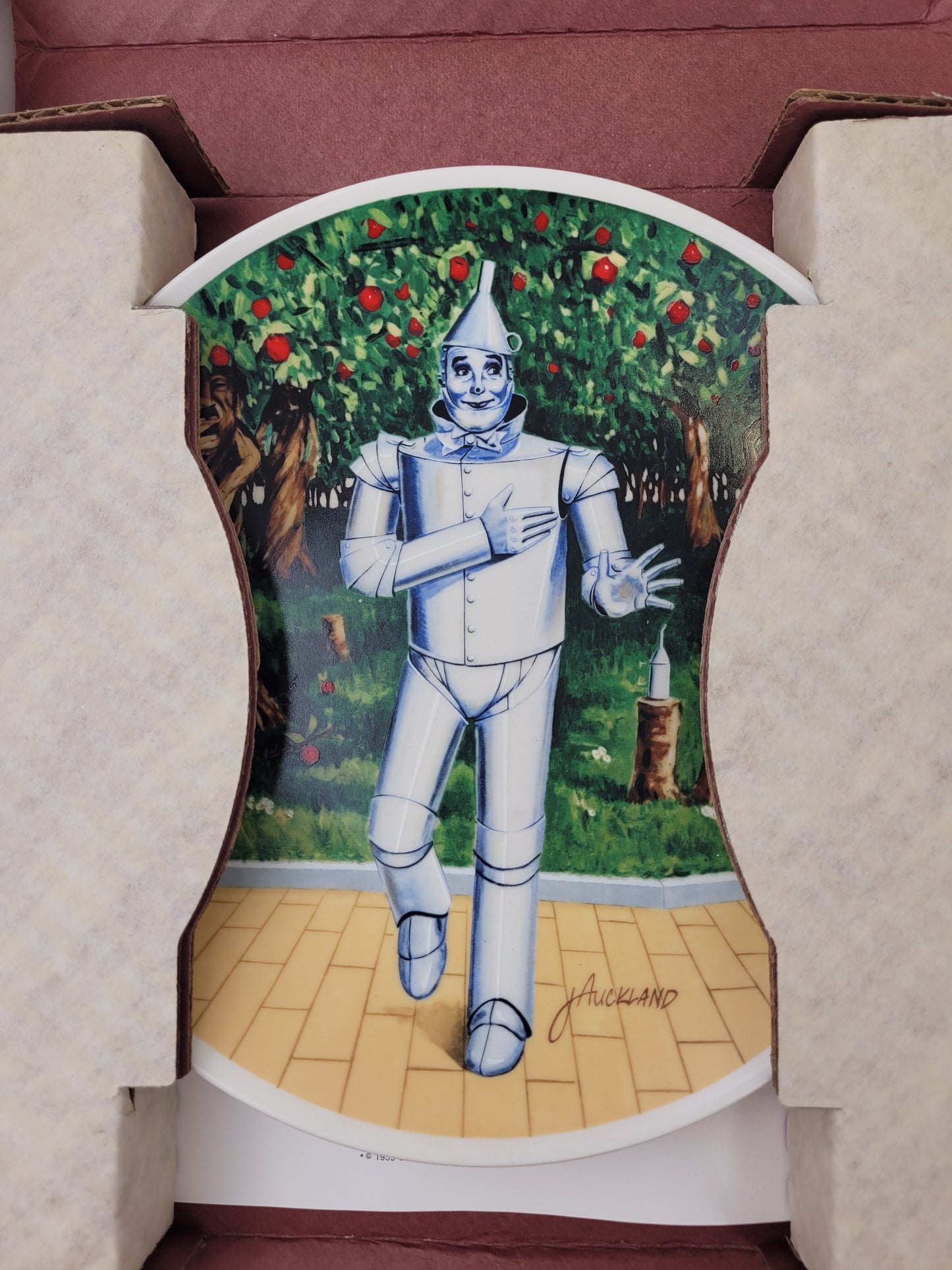 Wizard of Oz Complete Set of 8 Aukland Plates 1979 Knowles Fine China NIB