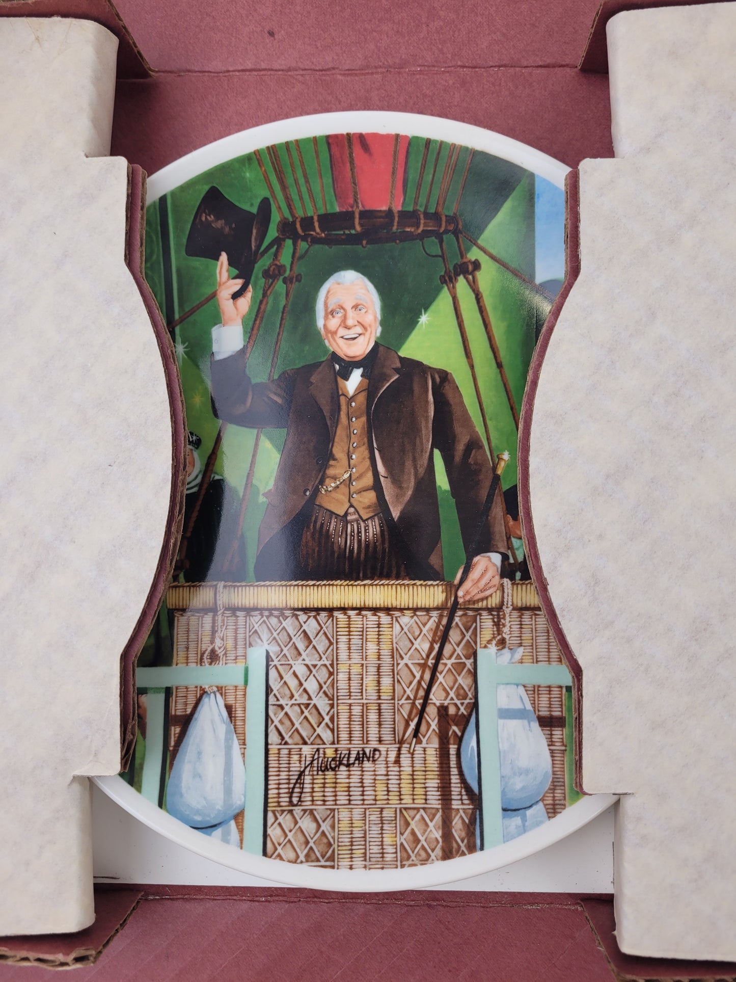 Wizard of Oz Complete Set of 8 Aukland Plates 1979 Knowles Fine China NIB