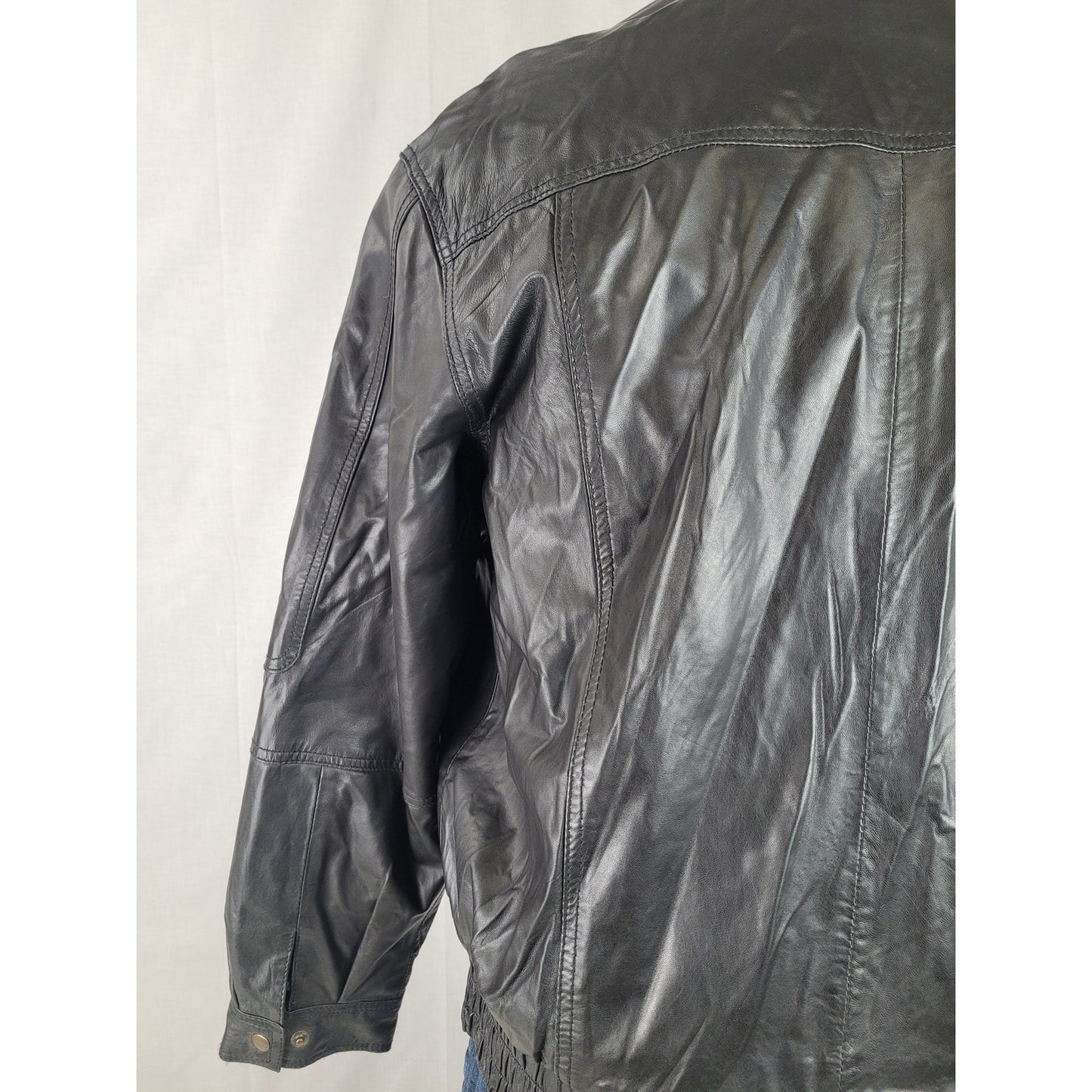 Vintage 80s Scully Leather Bomber Jacket Men's Sz XL