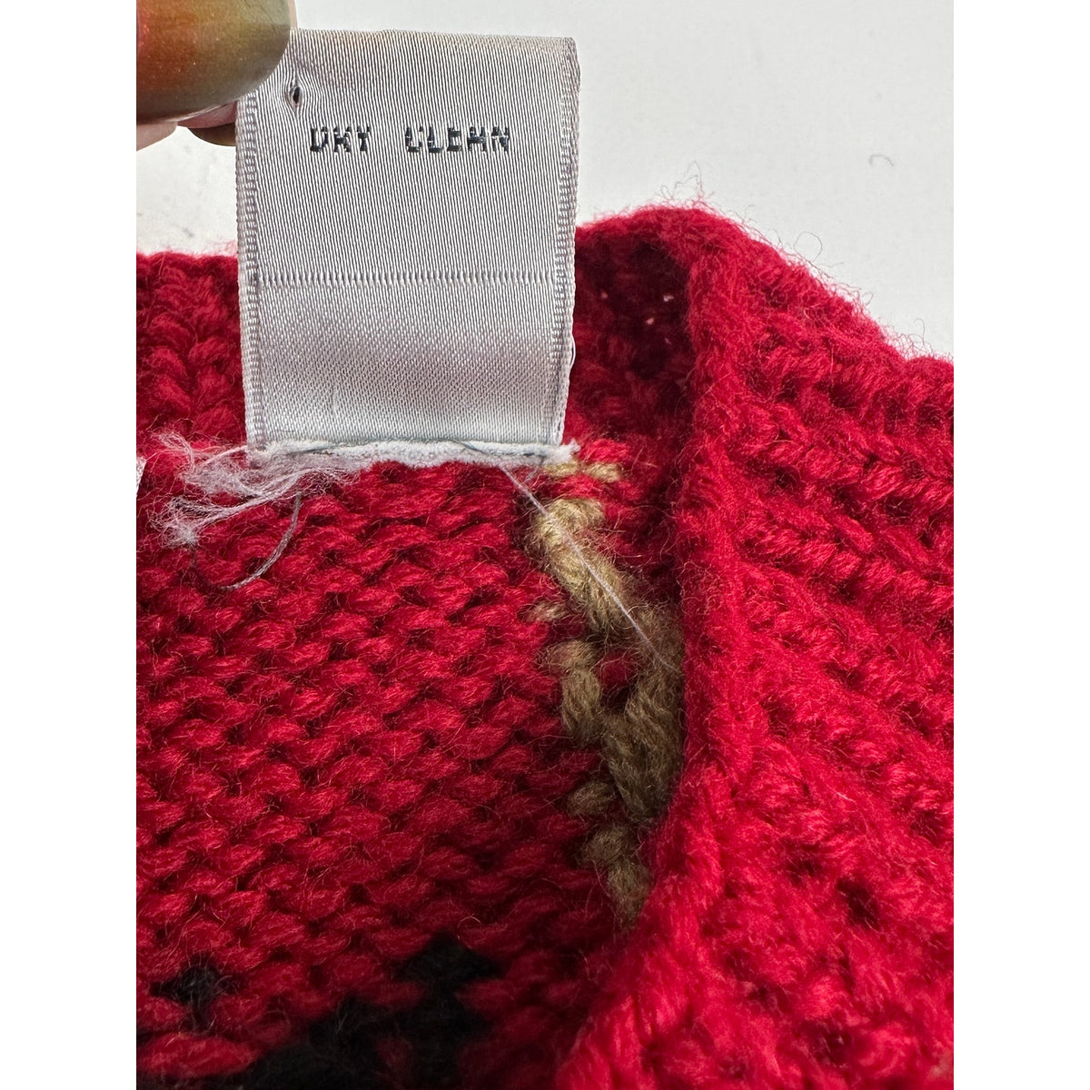 Vintage Nordstrom Point of View Plaid Goose Wool Cardigan Sweater Women's Sz M