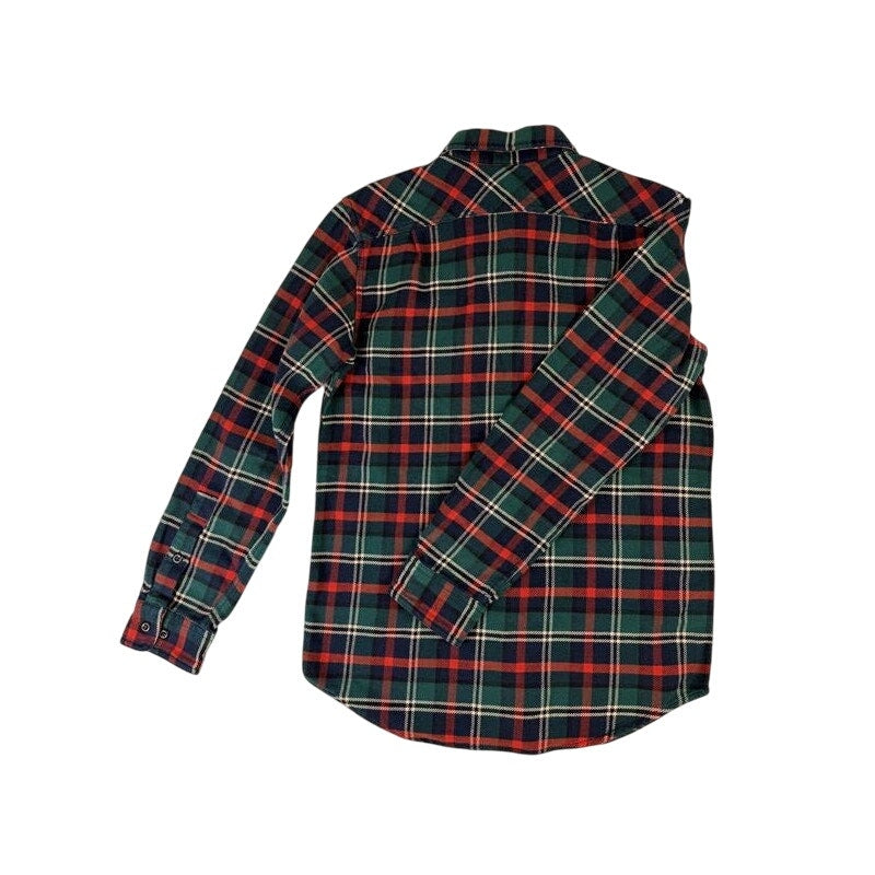 Filson Vintage Style Flannel Red, Black, and Green Work Shirt Men's Sz S