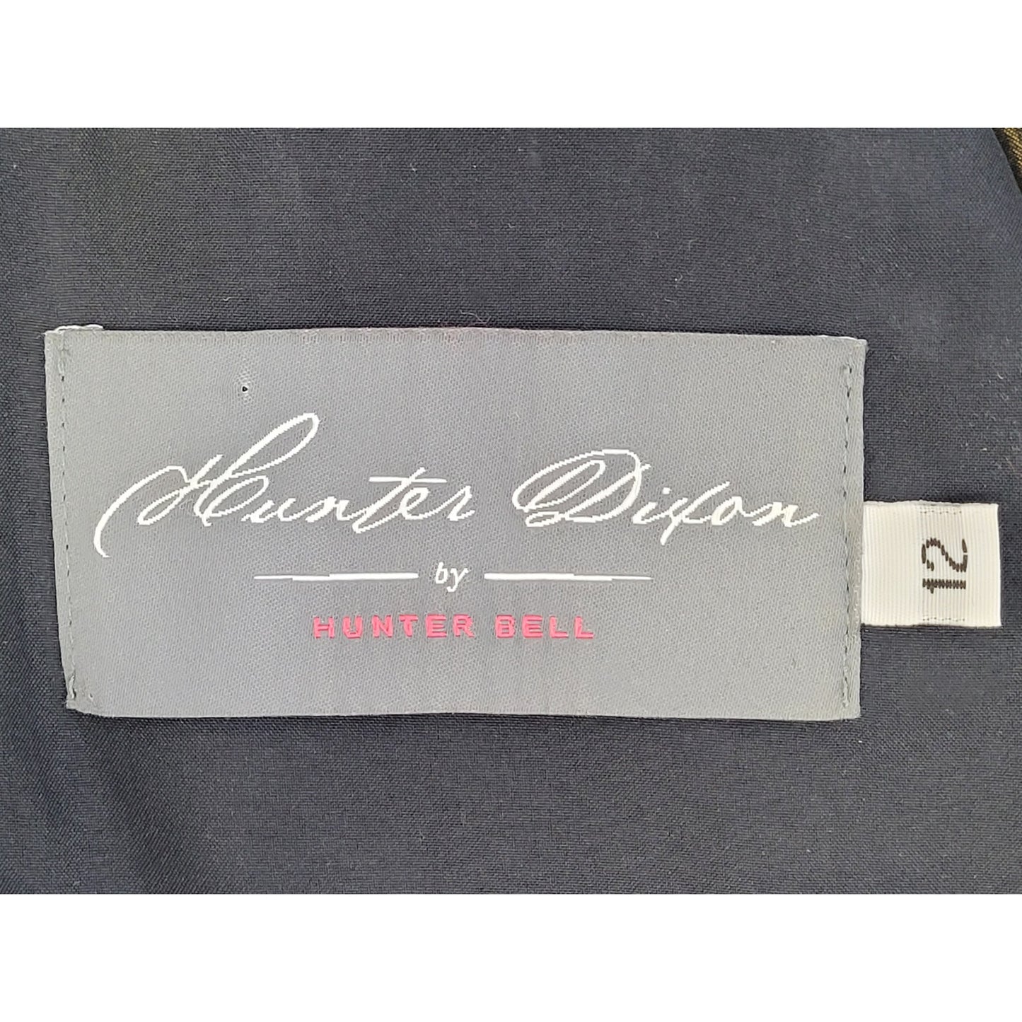 Anthropologie Hunter Dixon Structured Jacquard Dress w Back Cutout Sz 12