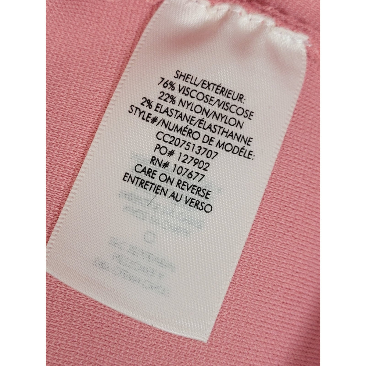 Alice + Olivia Front Tie Pink Rose Cropped Cardigan Women's Sz L NWT