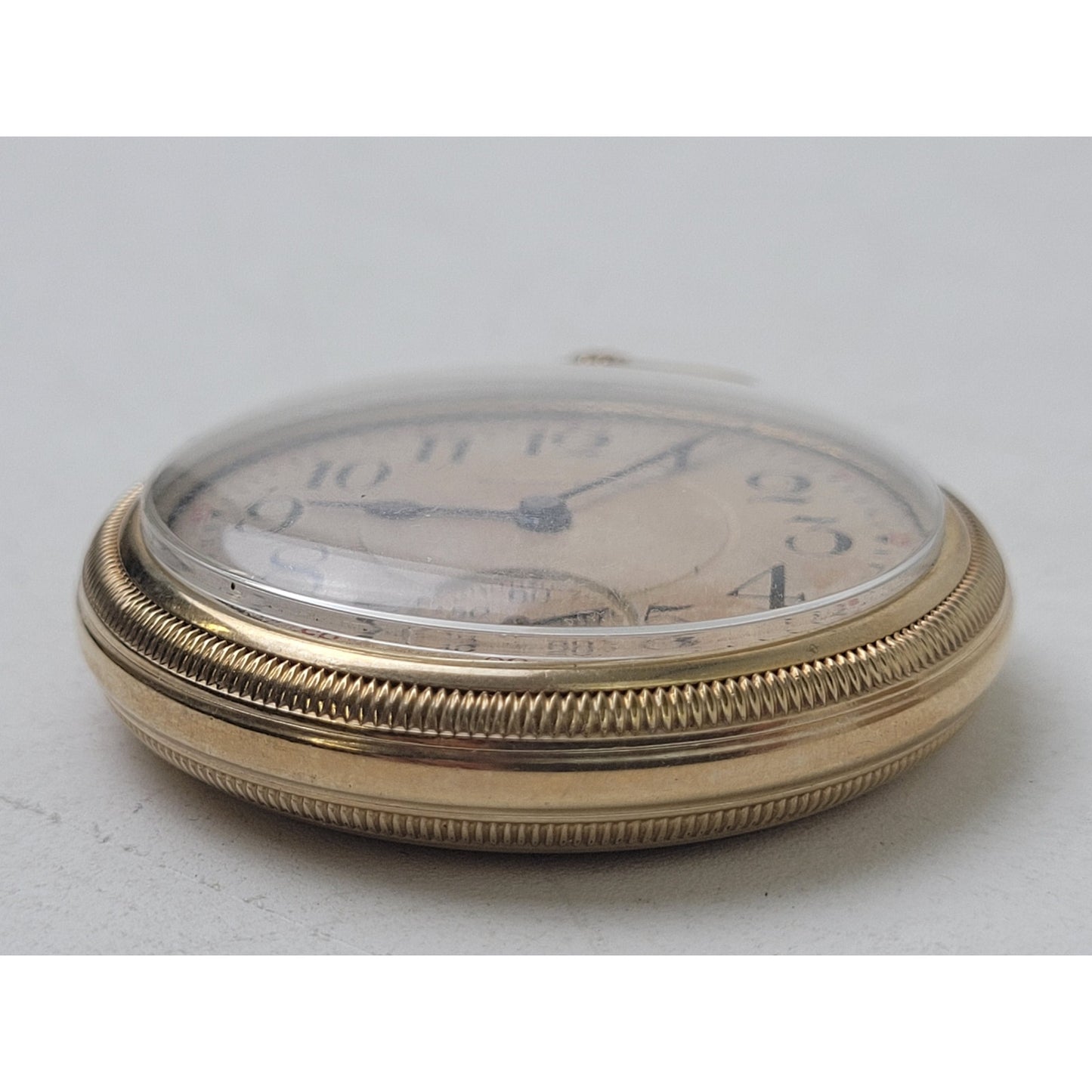 Antique 1920s South Bend 17J 10K GF Open Face Pocket Watch Made in USA | Working