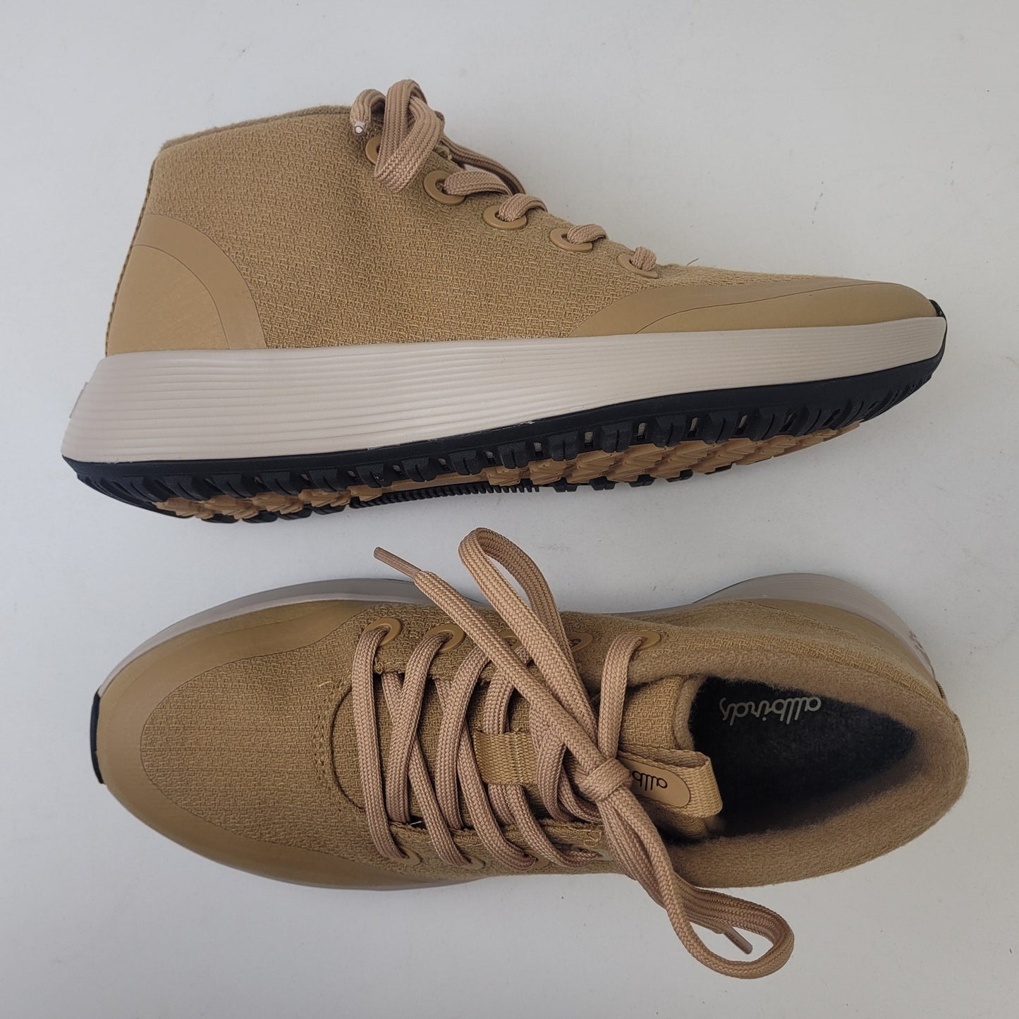 Allbirds Wool Runner-Up Protect High-Top Lace up Sneaker Men's Sz 8.5 NWOB