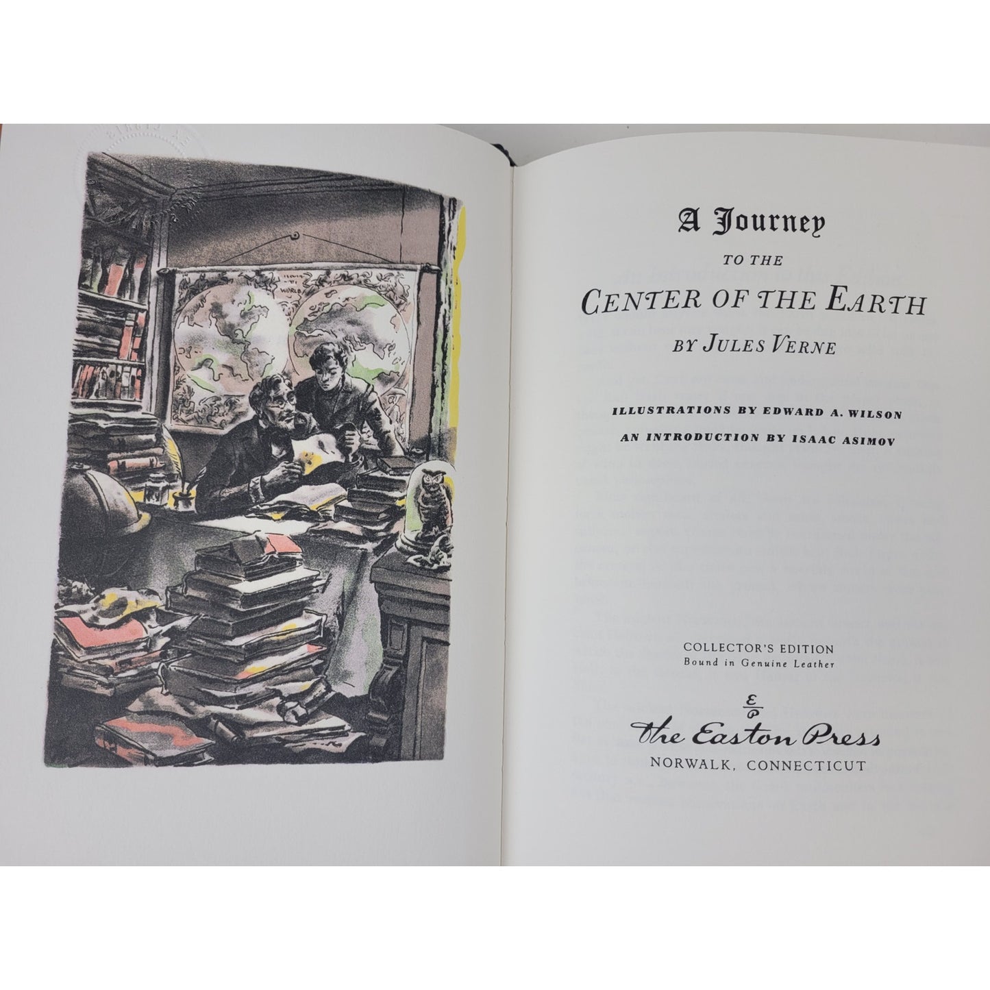 Jules Verne Book Set - Easton Press Leatherbound - Journey/Around/Island