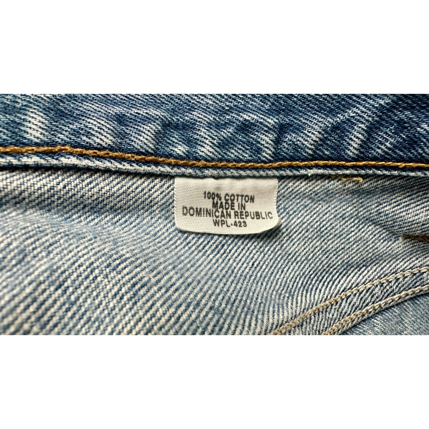 Vintage Levi's 501 Distressed Blue Jeans Men's Sz 42" x 35"