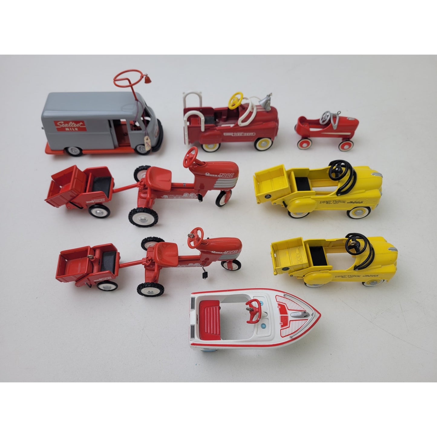 1990s VTG Hallmark Diecast Lot of Cars Bikes Tractor Fire Truck Planes Lot of 23
