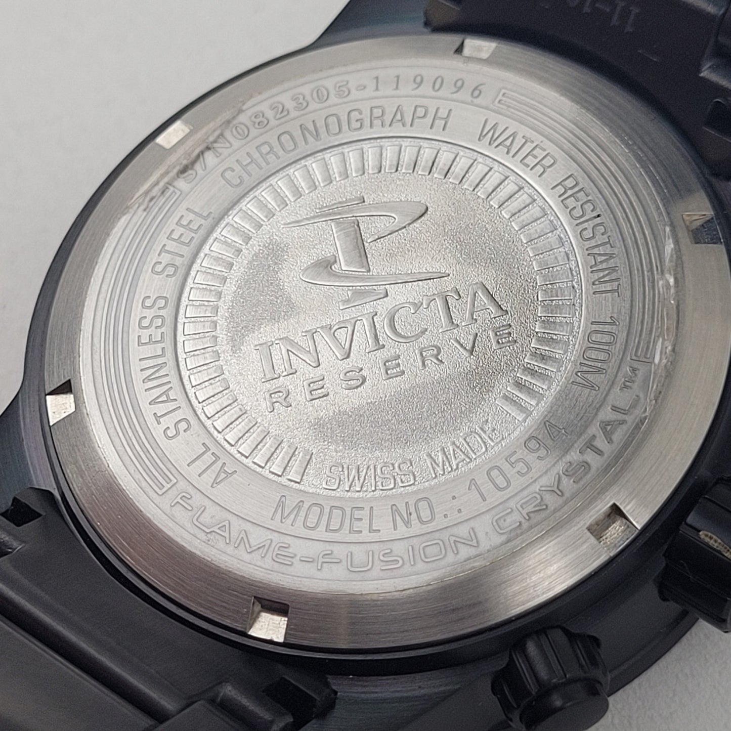 Invicta Signature Collection Chronograph Black & Blue Men's Watch NIB MSRP $675