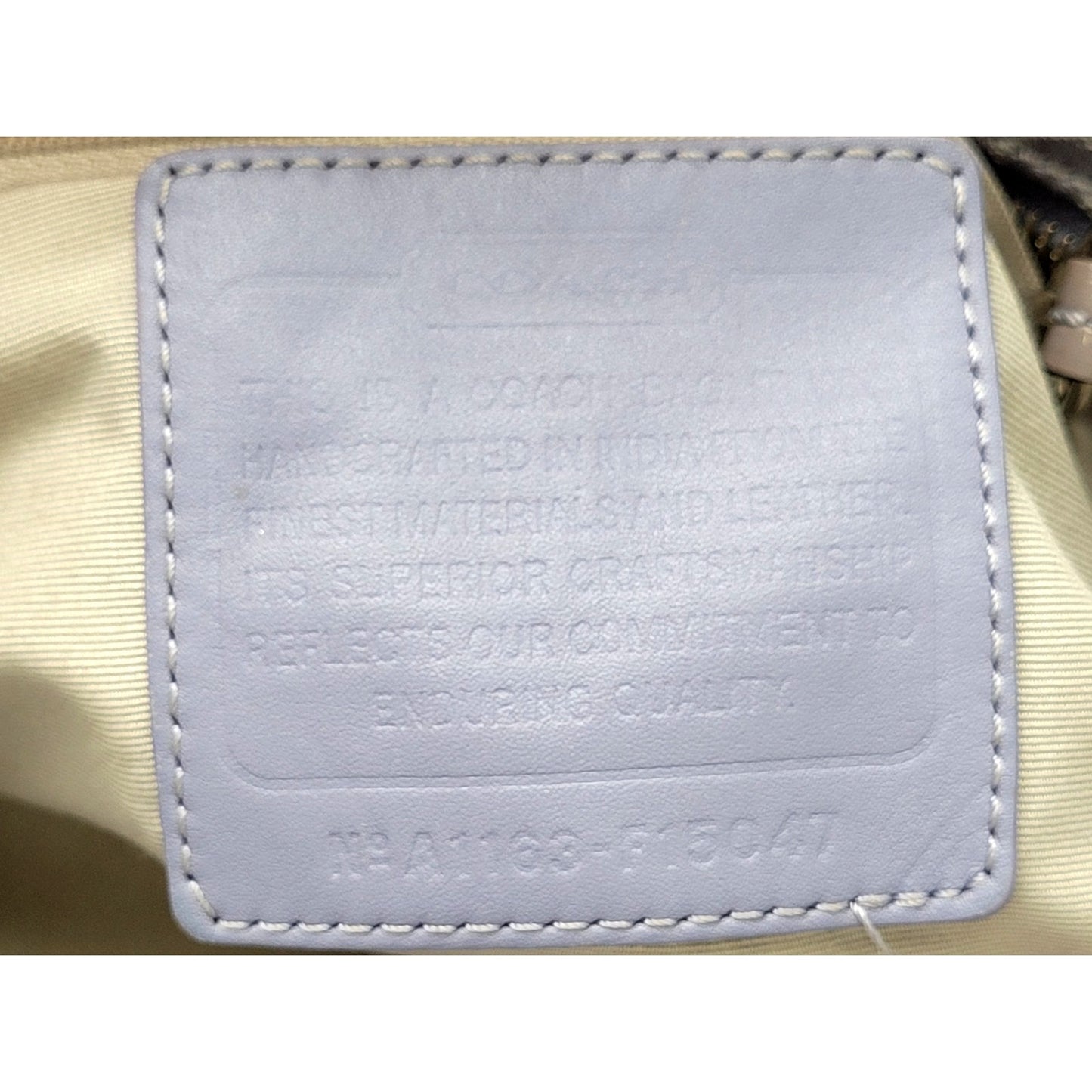 Y2K Lavender Coach Soho Pleated Signature C Canvas Shoulder Bag