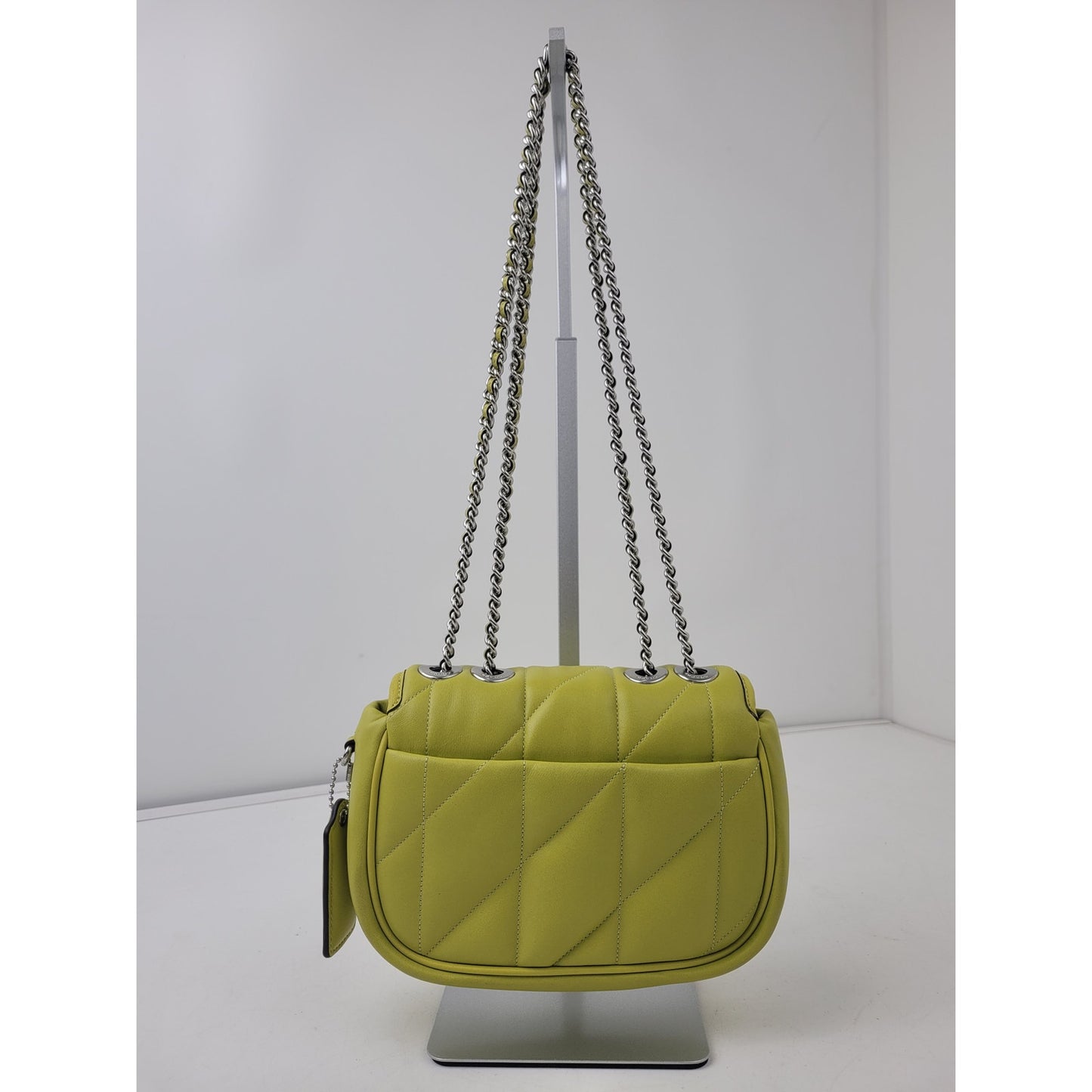 Coach Pillow Madison Shoulder Bag 18 w Quilting 7 3/4" x 5 1/4"