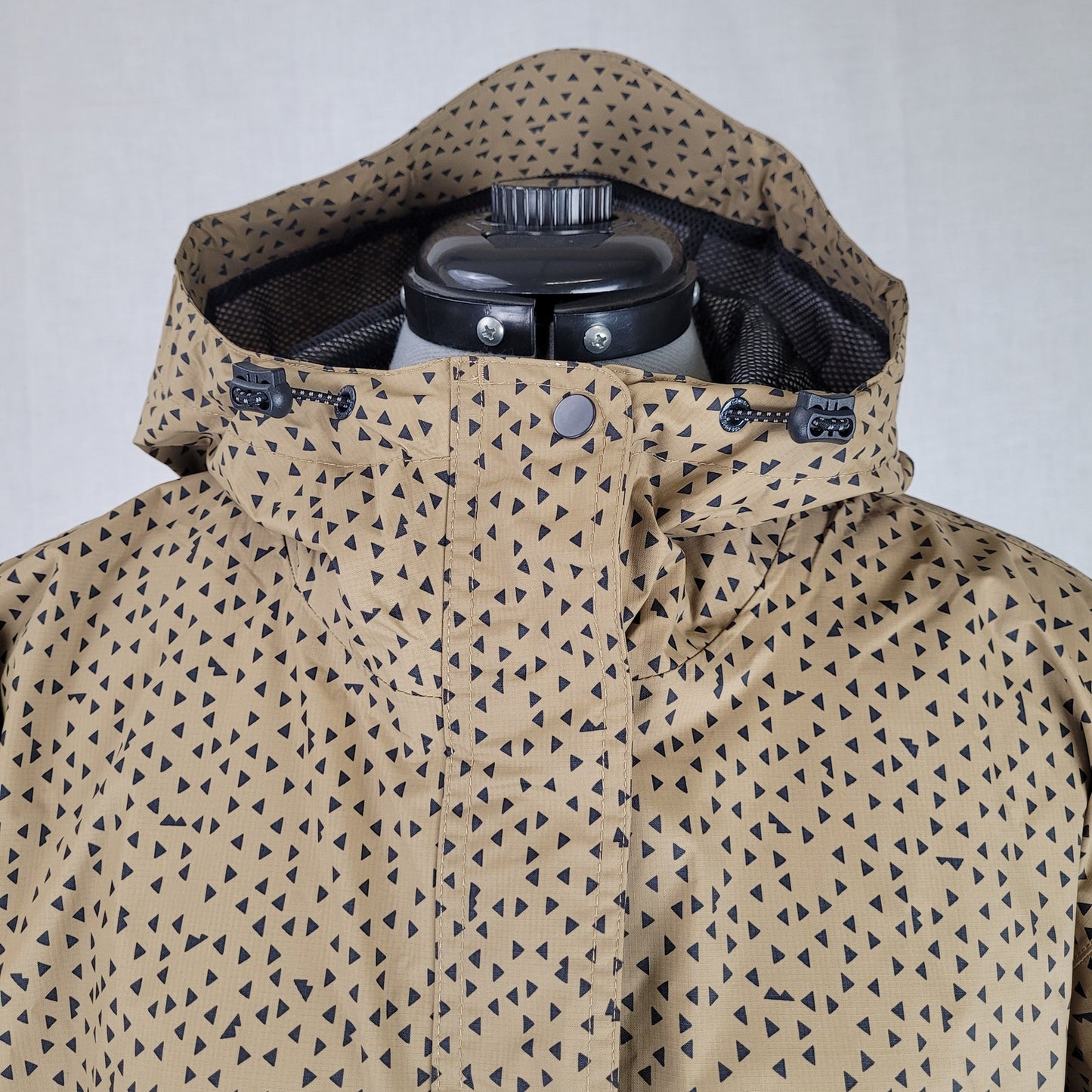 MERRELL Abstract Print Windbreaker Waterproof Full Zip Jacket Women's Sz XS