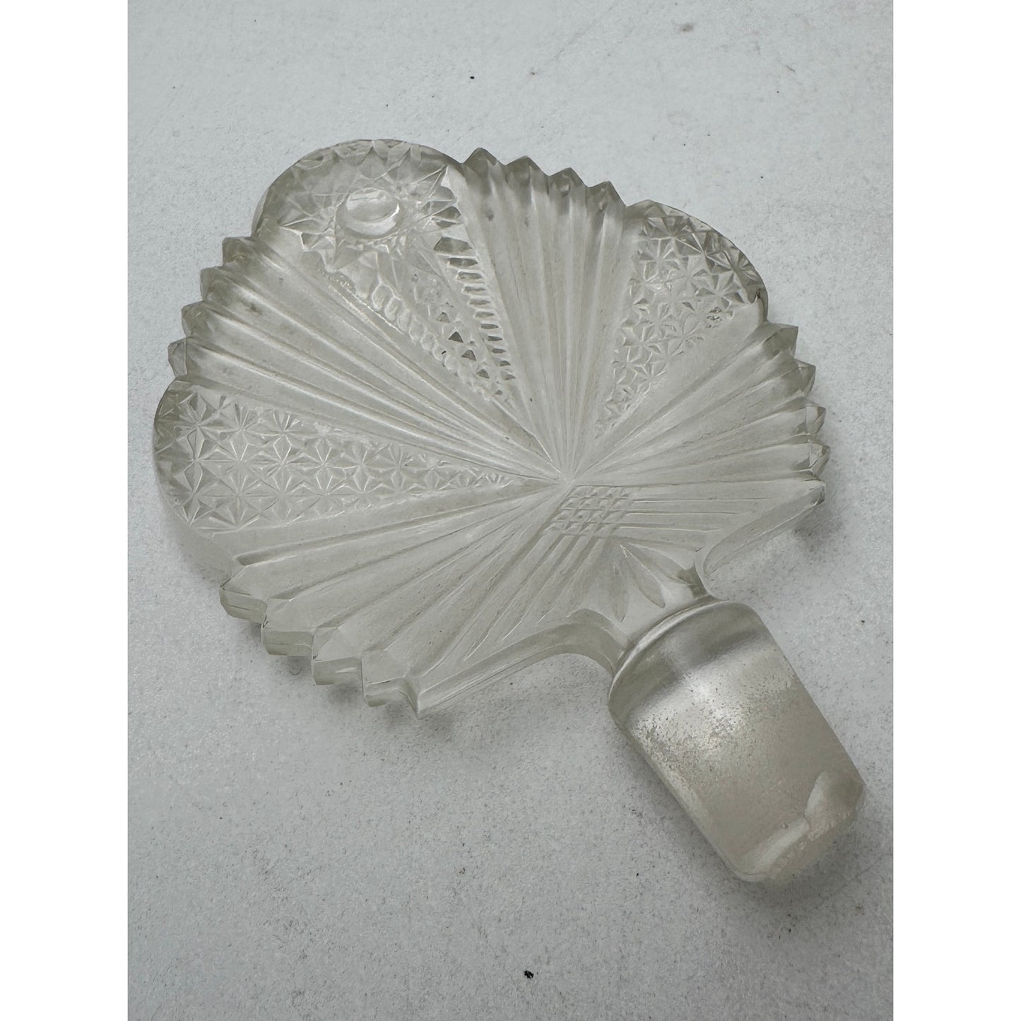 Pair of Vintage Imperial Glass Zippered Heart Cologne Bottles