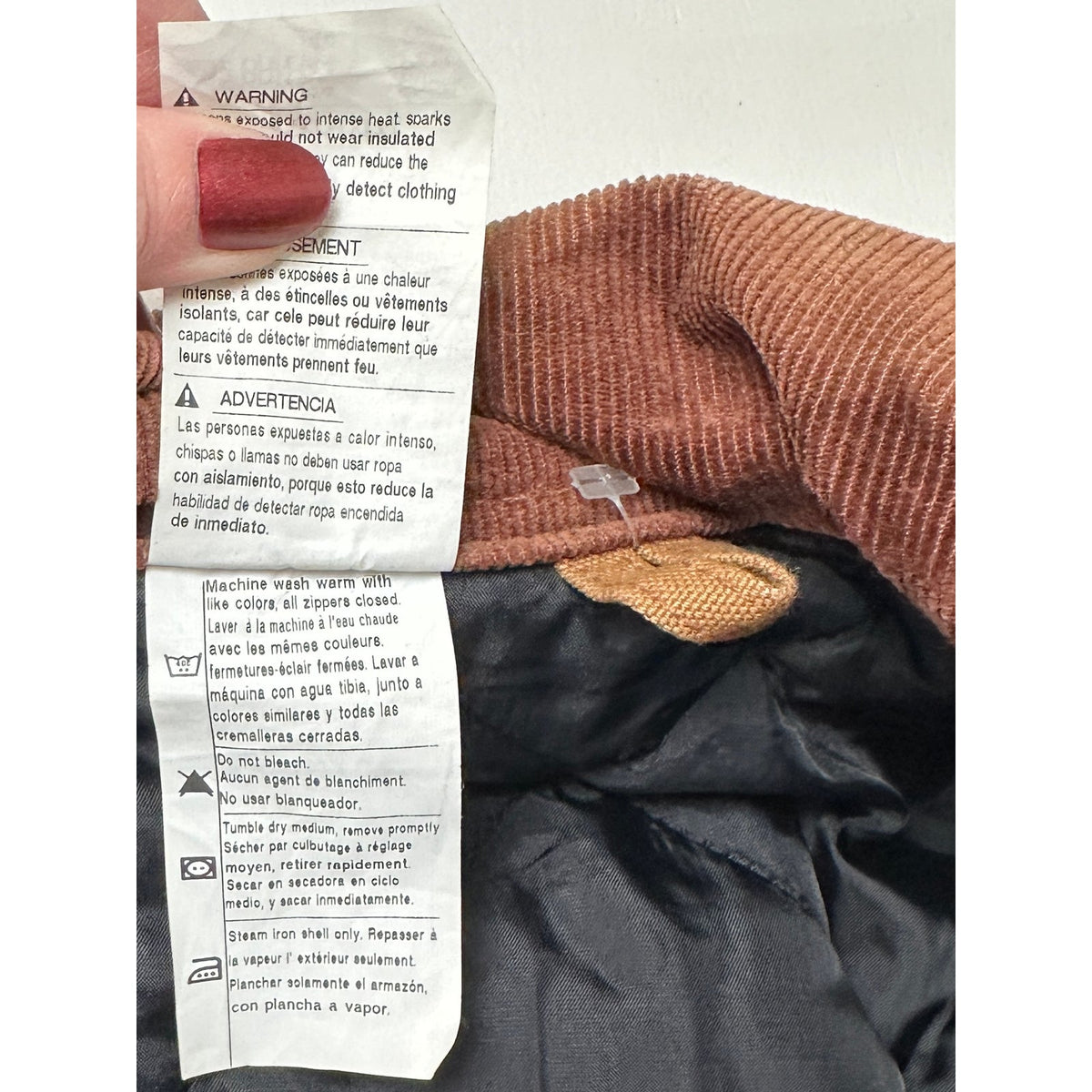 Carhartt X02 BRN Quilt-Lined Duck Canvas Coveralls Men's Sz 44 Short