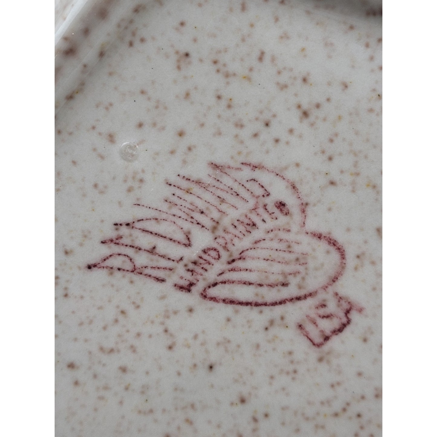 Vintage "Bob White" by Red Wing Pottery Serving Platters, Bowl & Nut Dish