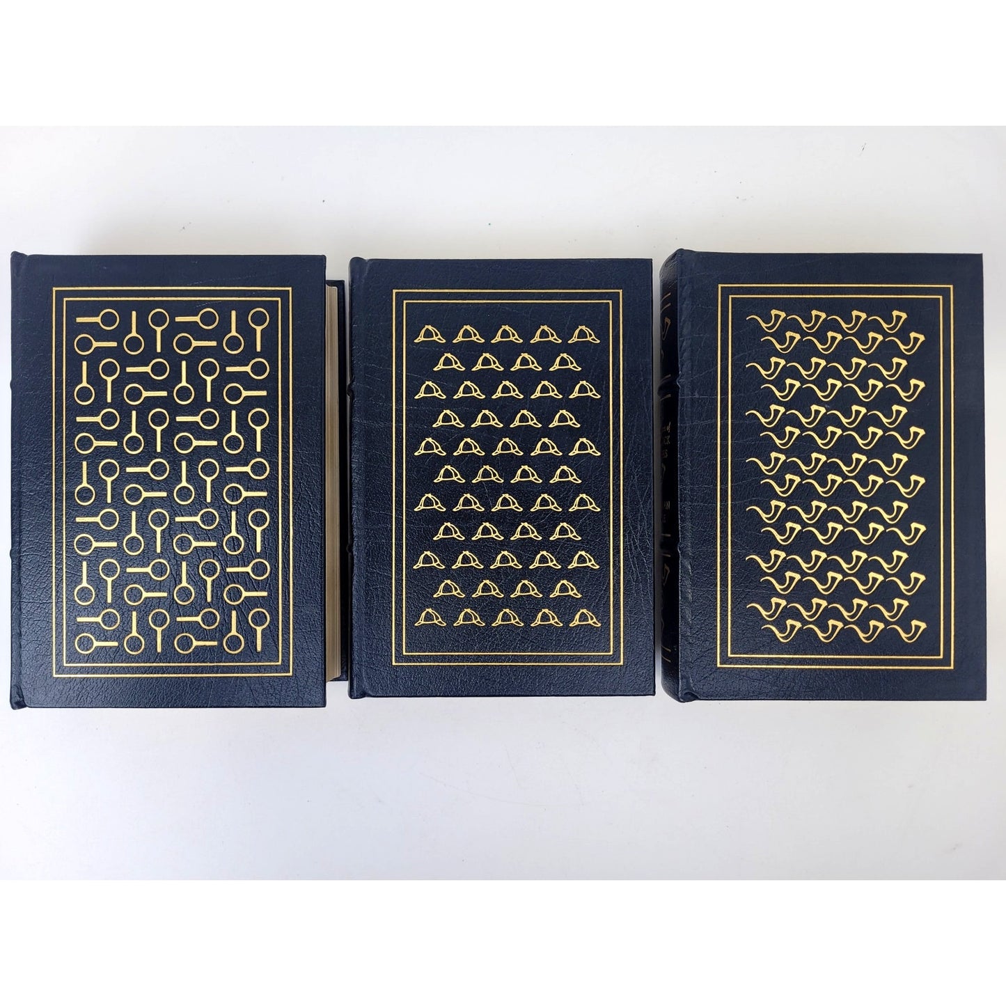 The Adventures of Sherlock Holmes - Easton Press - 3 Volume Set - Like New