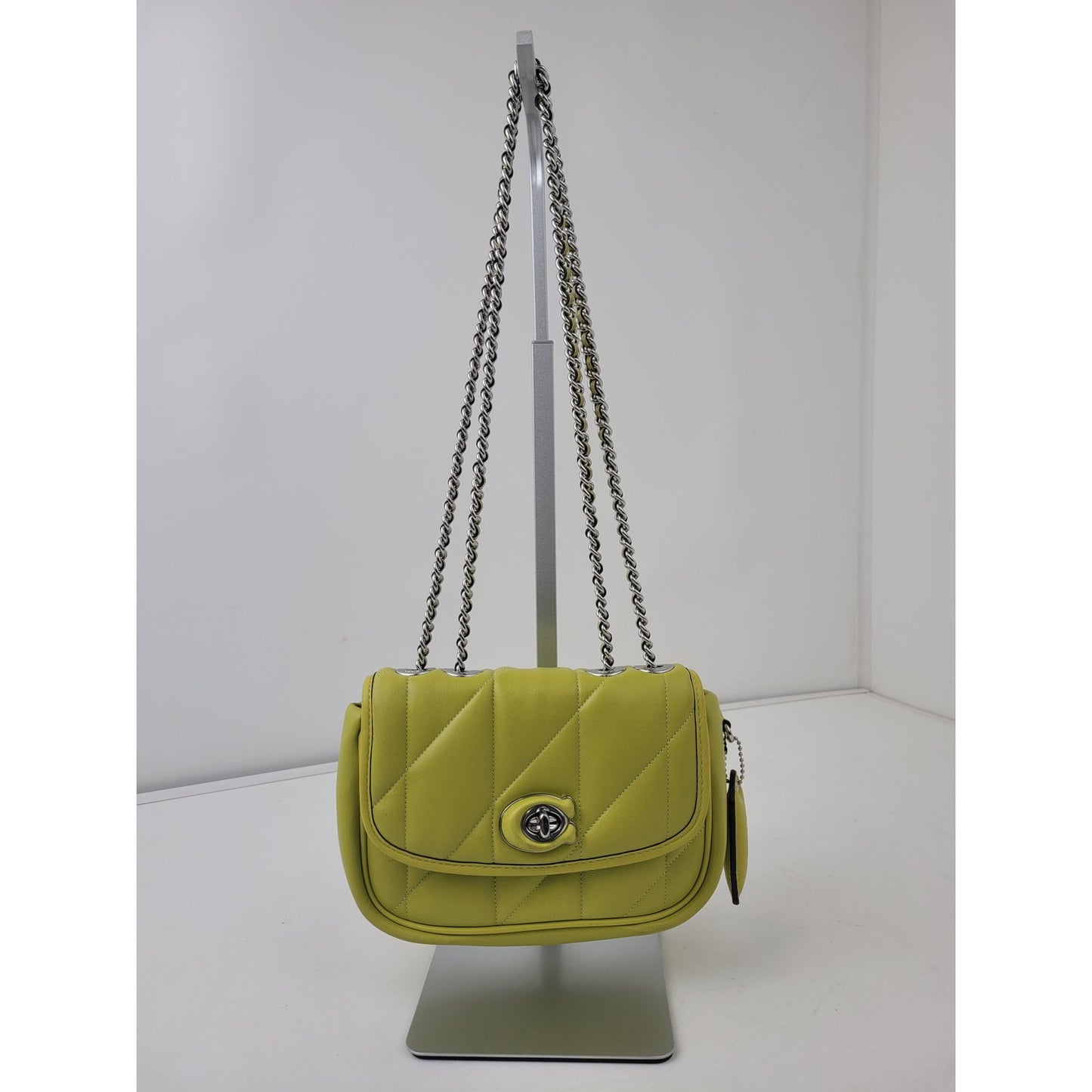 Coach Pillow Madison Shoulder Bag 18 w Quilting 7 3/4" x 5 1/4"