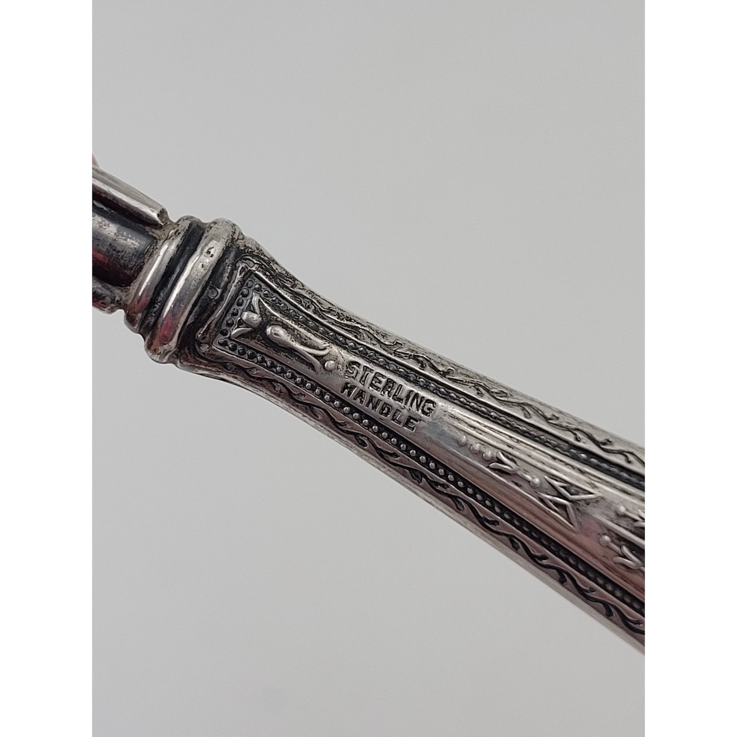 Antique Sterling Silver Fish Serving Fork